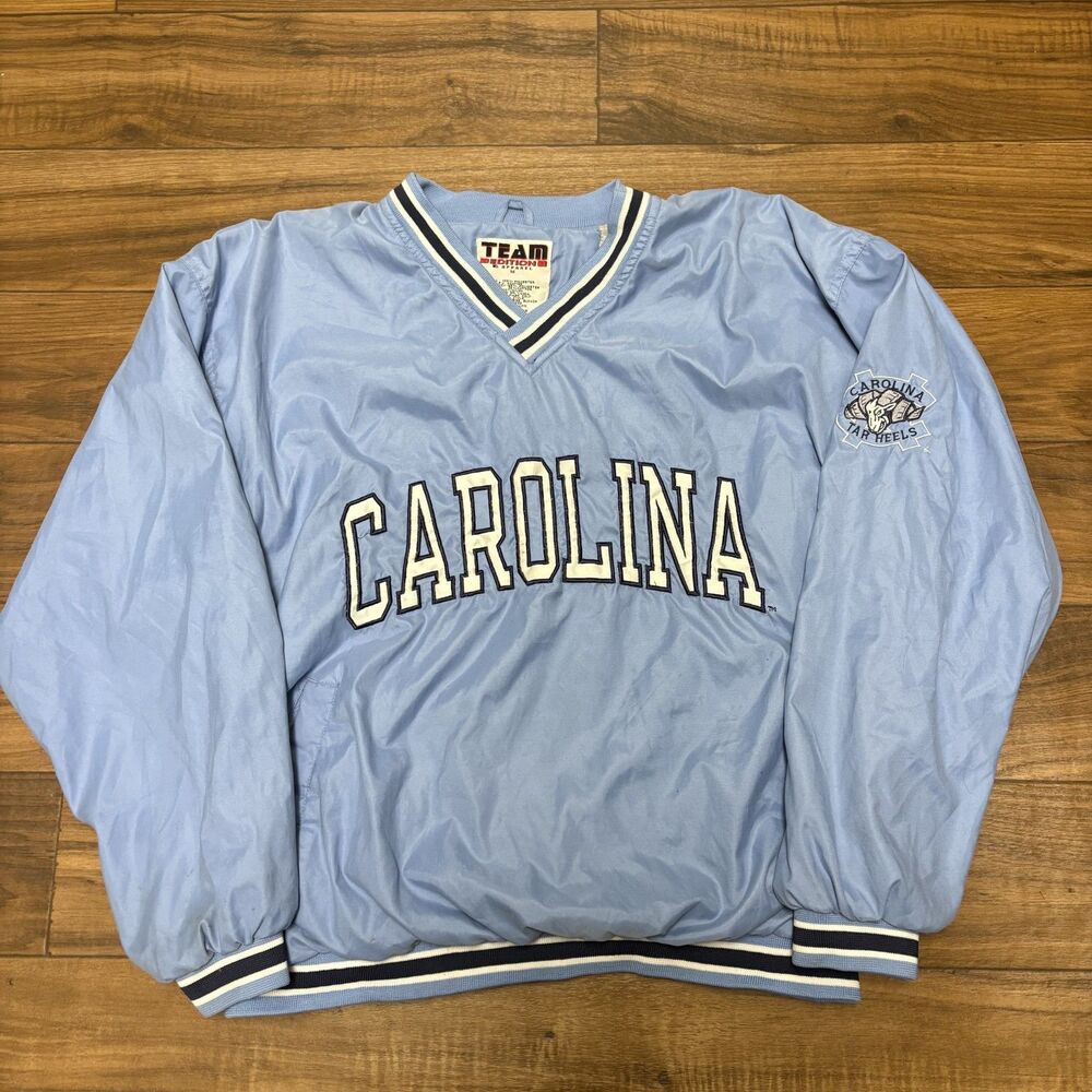 Vintage North Carolina Tar Heels Jacket Team Edition Mens Size Medium Football
